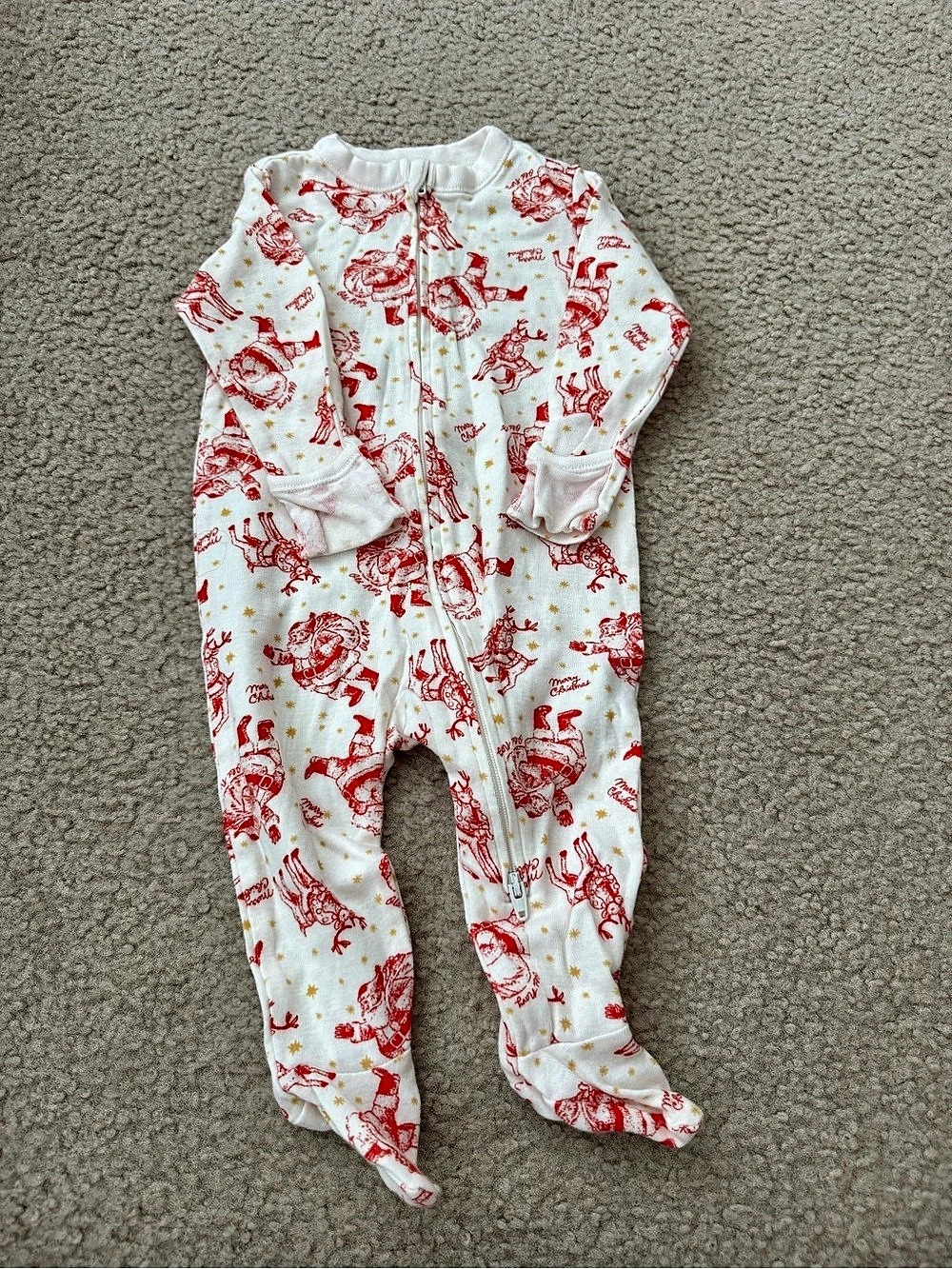 Old Navy 2-Way-Zip Sleep & Play Footed One-Piece 6-9M